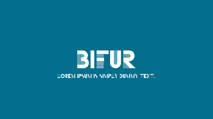 Bifur Font