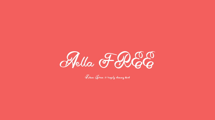 Aella FREE Font