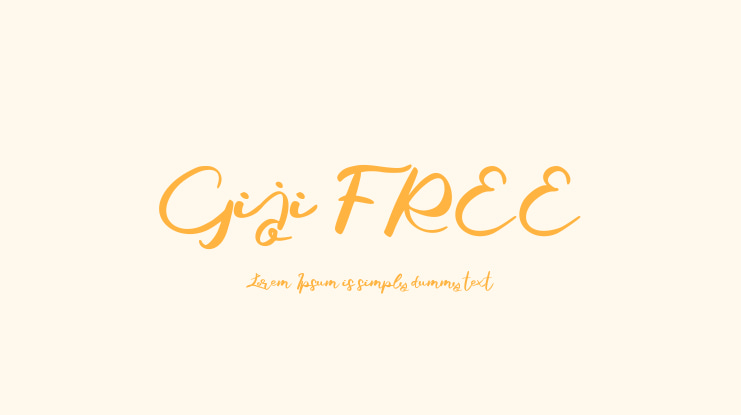 Giji FREE Font