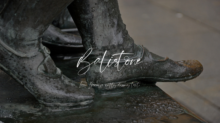 Balistone Font