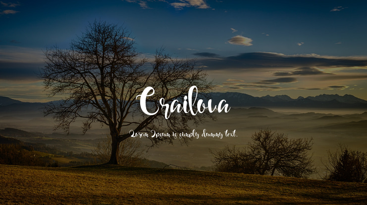 Crailova Font