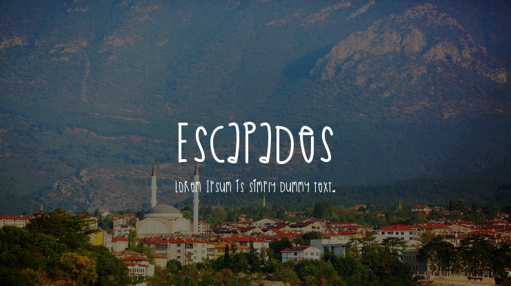 Escapades Font