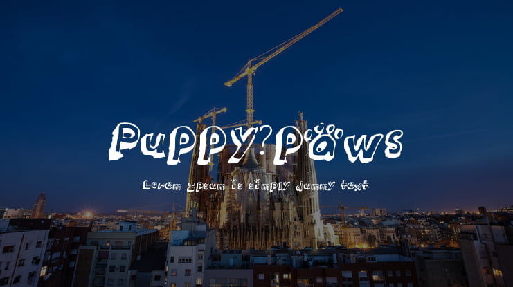 Puppy_paws Font