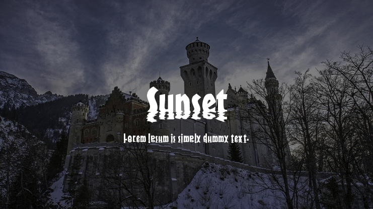 Sunset Font