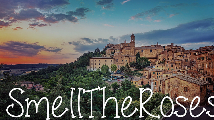 SmellTheRoses Font