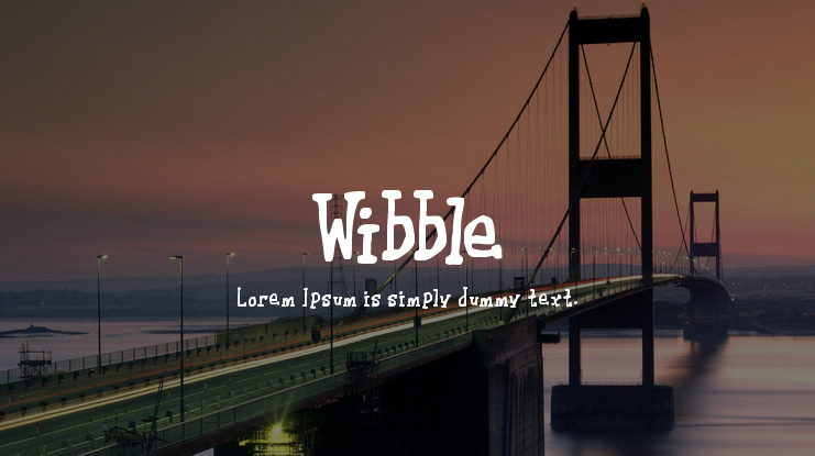 Wibble Font