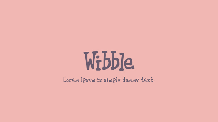 Wibble Font
