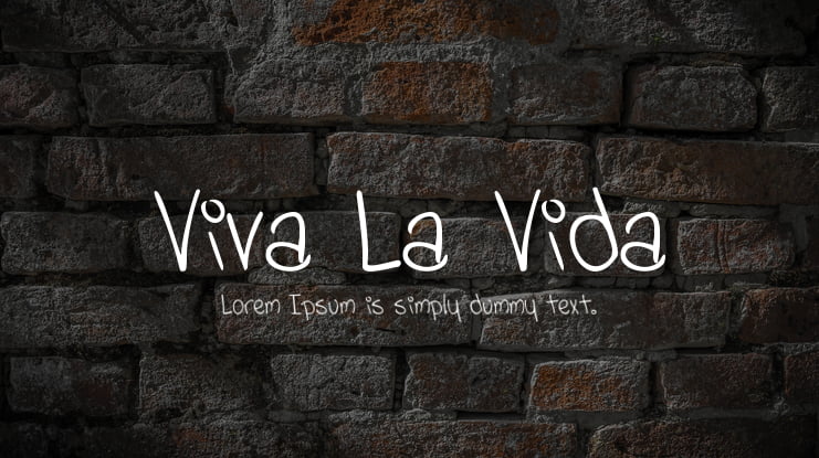 Viva La Vida Font