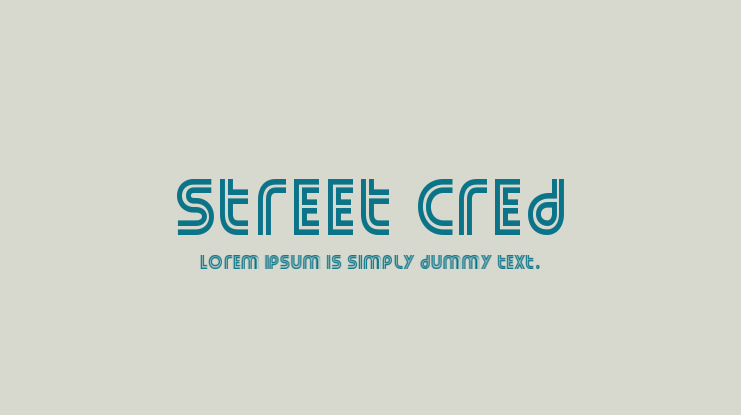 Street Cred Font