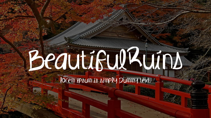 BeautifulRuins Font