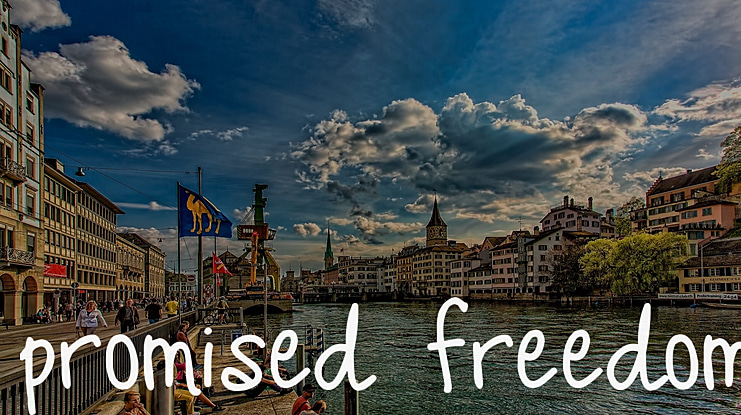 Promised Freedom Font