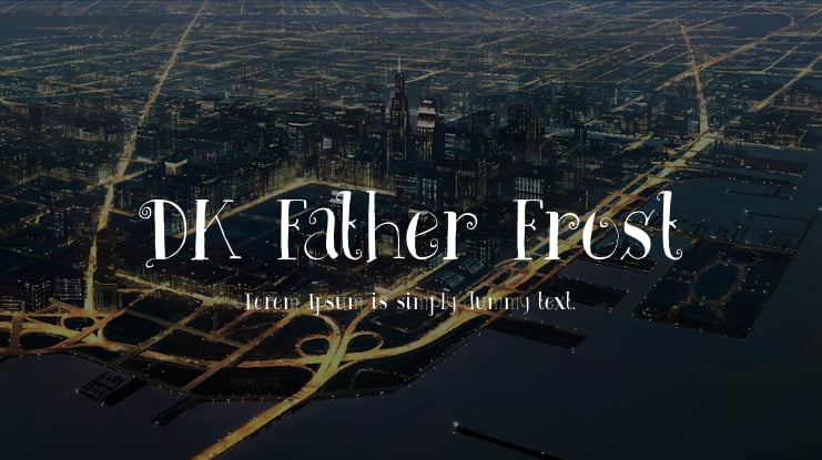 DK Father Frost Font