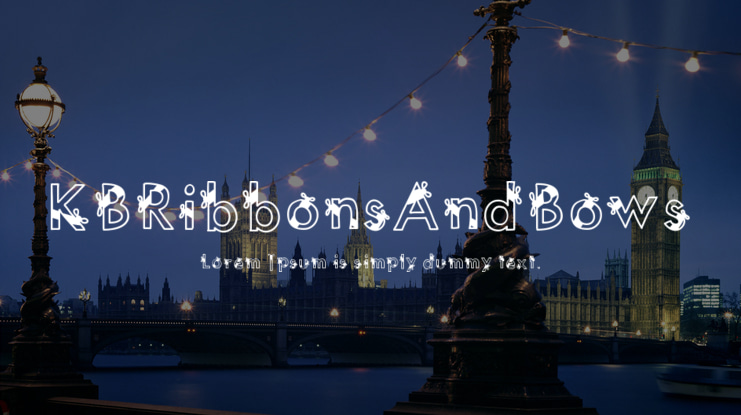 KBRibbonsAndBows Font