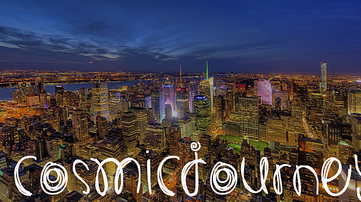 cosmicJourney Font