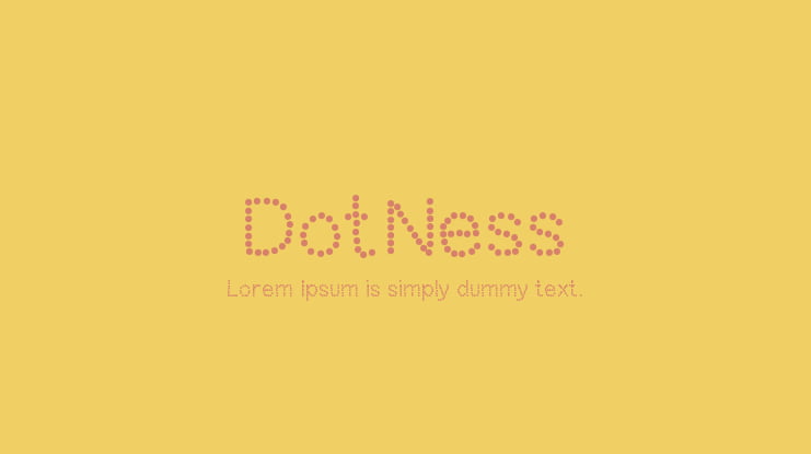 DotNess Font