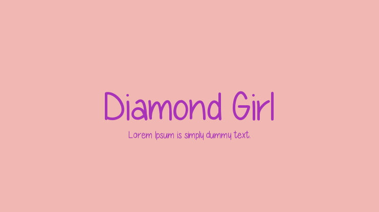 Diamond Girl Font Family