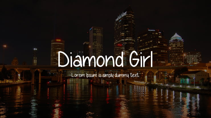 Diamond Girl Font Family