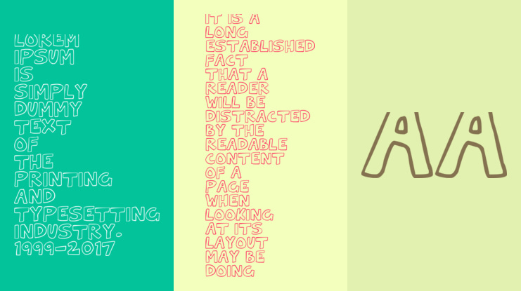 Hollow Cartoonlings Font