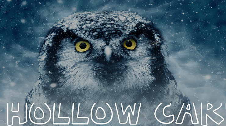 Hollow Cartoonlings Font