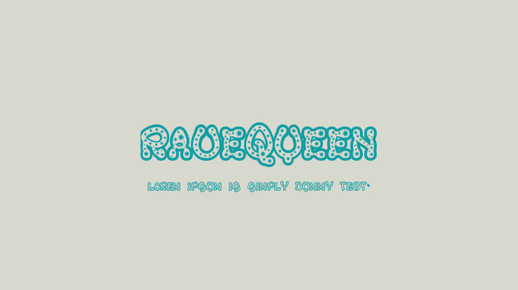 RaveQueen Font