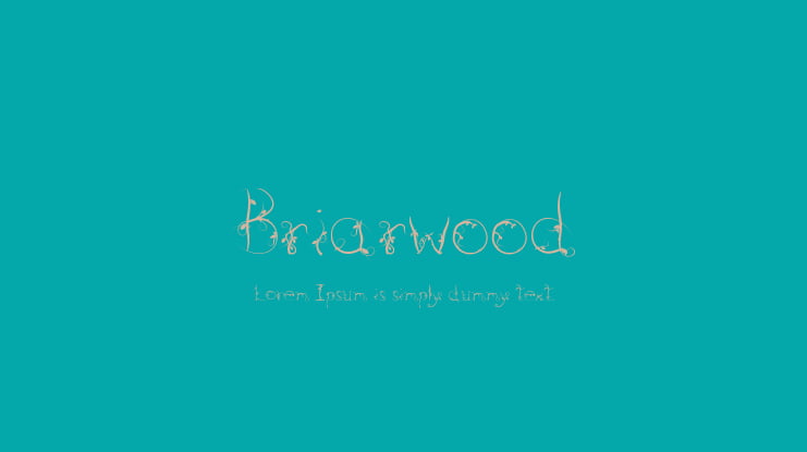Briarwood Font