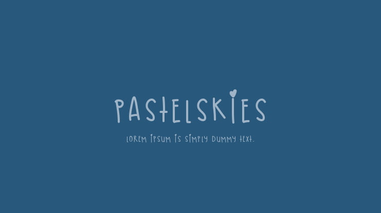 PastelSkies Font