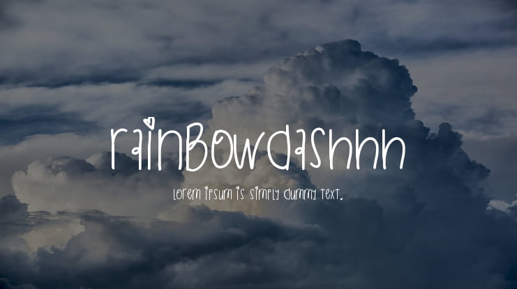 RainbowDashhh Font