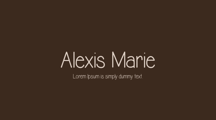 Alexis Marie Font