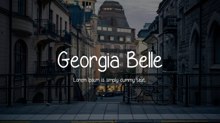 Georgia Belle Font Family