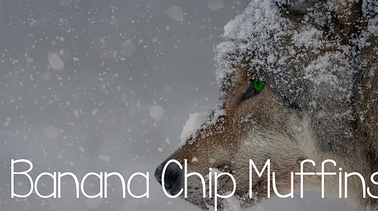 Banana Chip Muffins Font