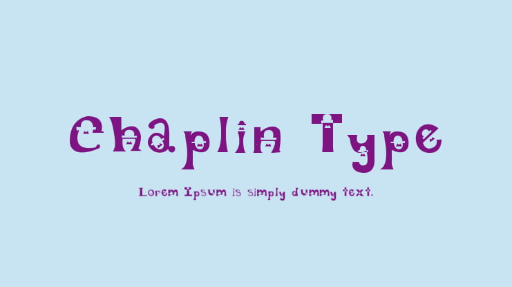 Chaplin Type Font