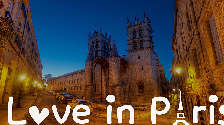 Love in Paris Font