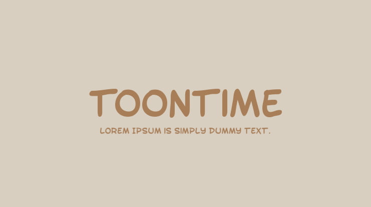 Toontime Font Family