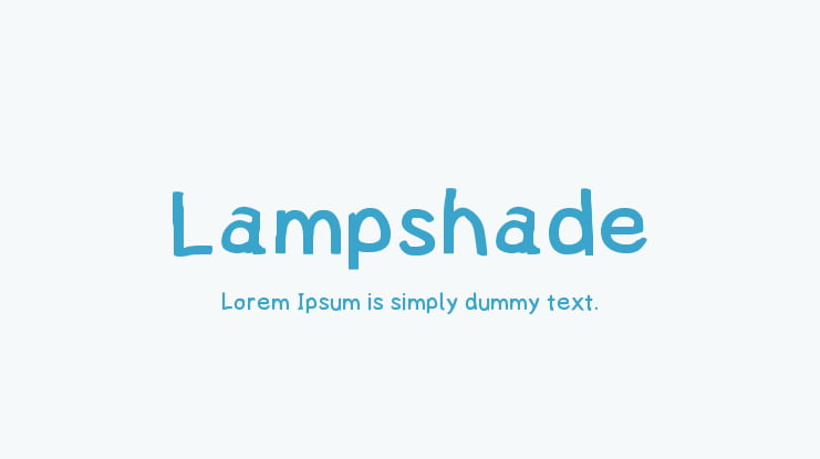 Lampshade Font Family