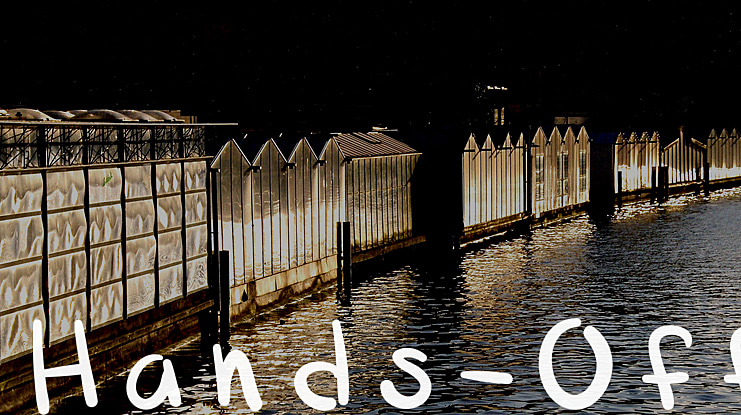 Hands-Off Font