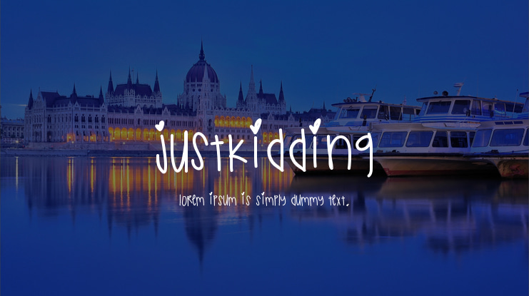 JustKidding Font