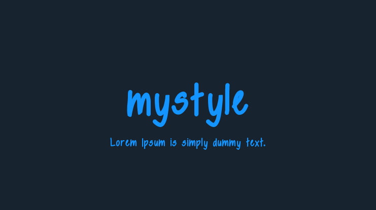 mystyle Font