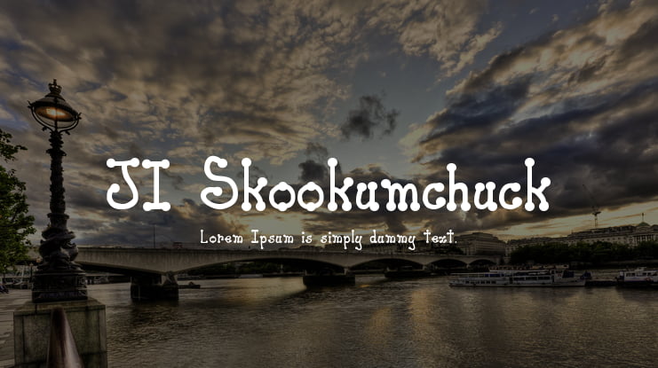 JI Skookumchuck Font