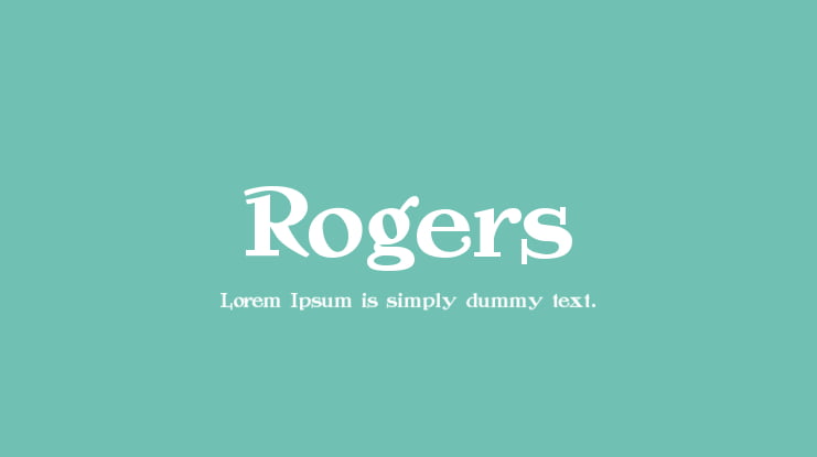 Rogers Font
