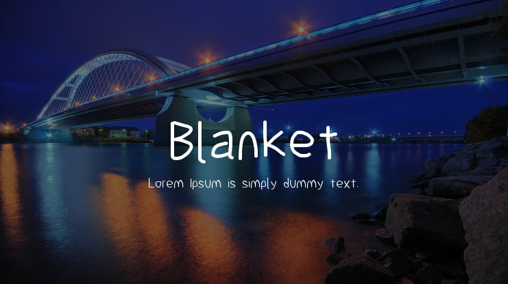 Blanket Font Family