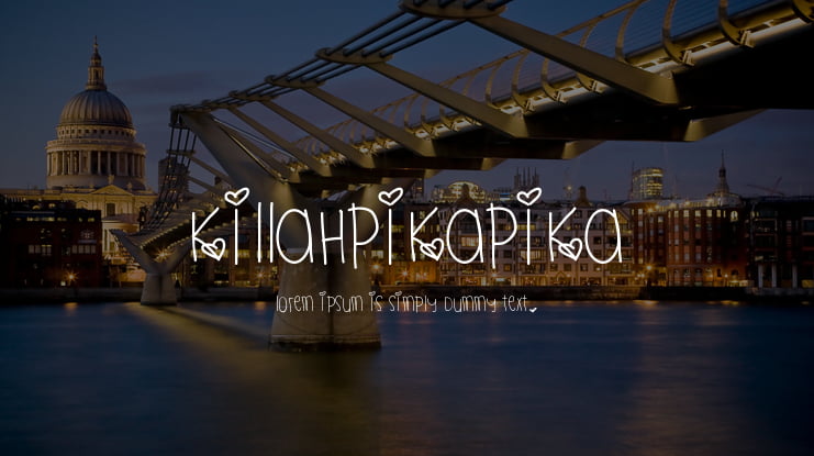 KillahPikaPika Font