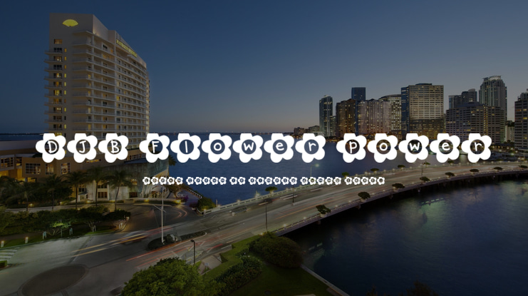 DJB Flower Power Font Family