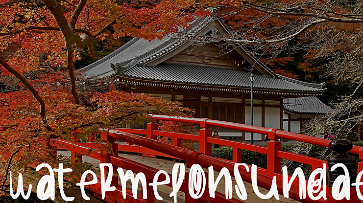 WatermelonSundae Font