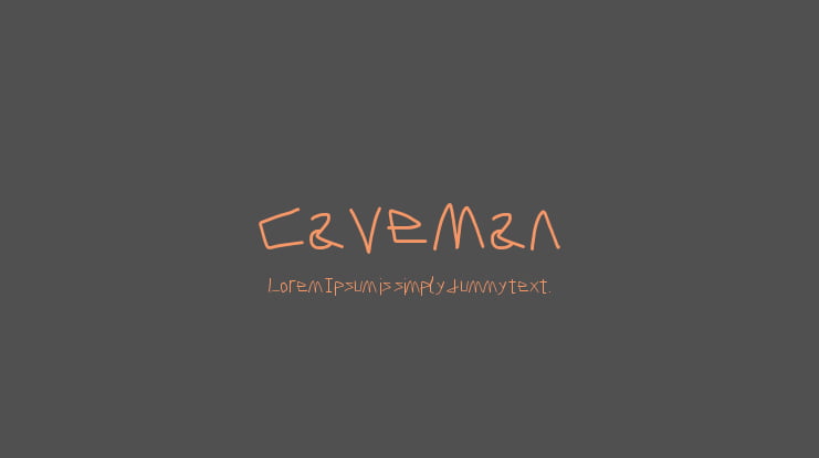 Caveman Font Family