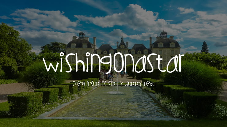 WishingOnAStar Font