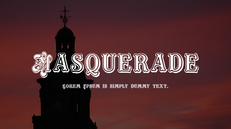 Masquerade Font