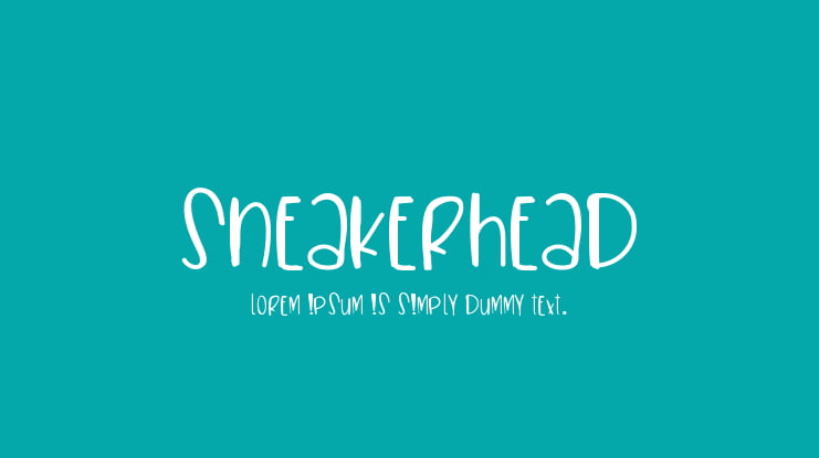 Sneakerhead Font