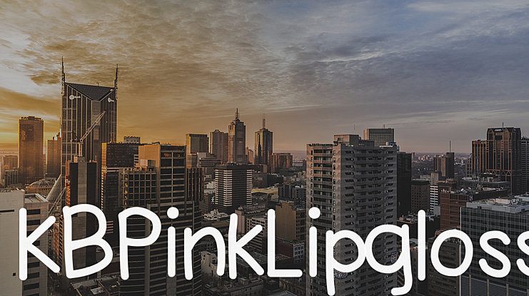 KBPinkLipgloss Font
