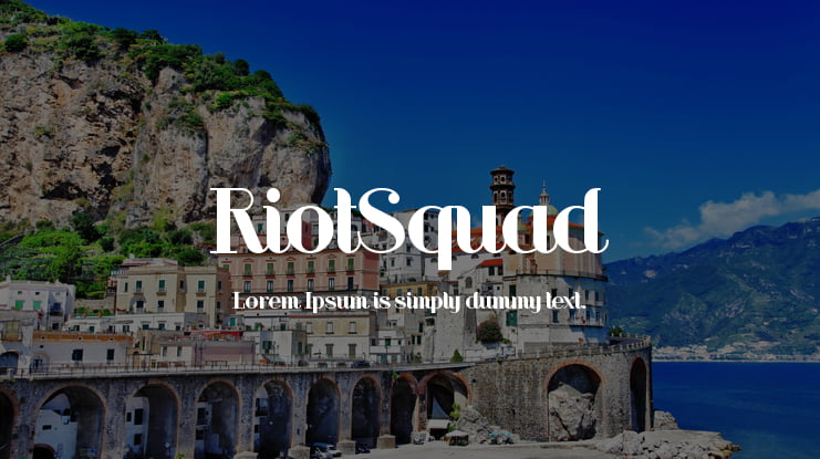 RiotSquad Font