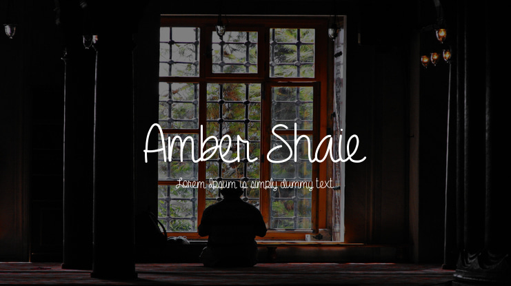 Amber Shaie Font